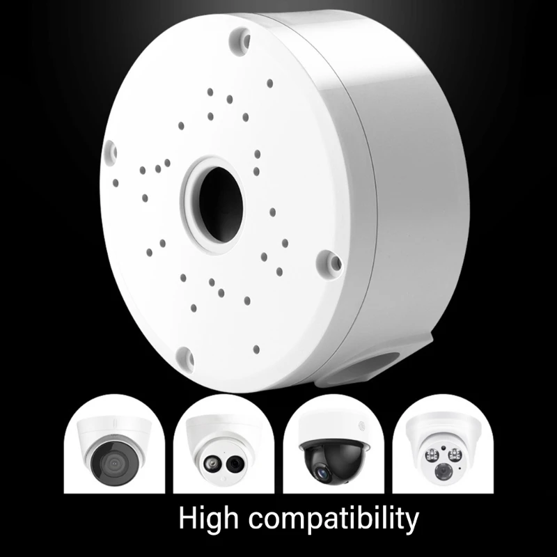 kf-Sa04cf689989946c79608ab5a5ccb7158I Weatherproof Concealed Wiring Junction Plastic PVC BOx Cameras Bracket for Dome Camera Support Accessories 4*4 - Image 1