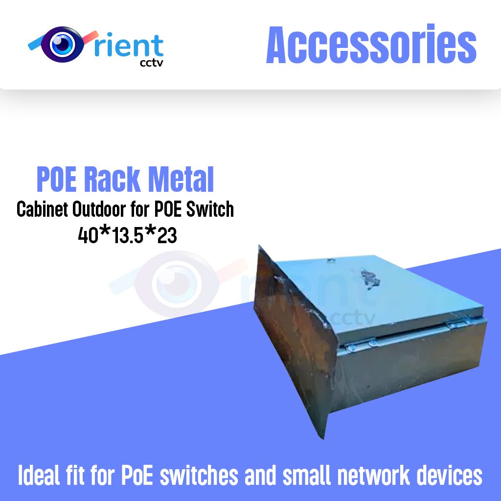 POE Rack Metal Cabinet Outdoor for POE Switch 40*13.5*23 - Image 1