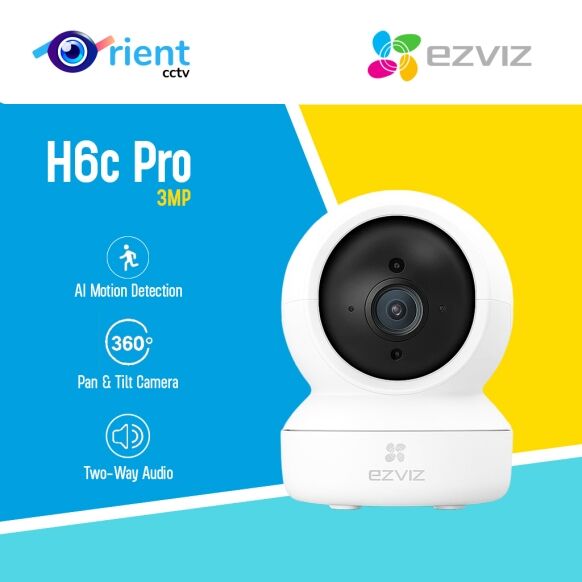 EZVIZ H6C Pro 3MP Pan & Tilt WiFi Smart Camera with Color Night Vision | Auto Tracking | Two-Way Talk - Image 1