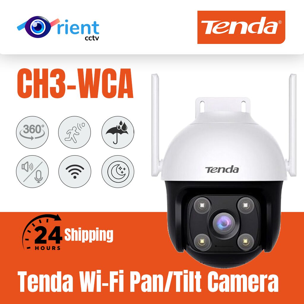 Tenda 1080P Outdoor Wi-Fi Pan/Tilt Camera 360 video camera Ai Human Detect Auto Tracking Wireless Outdoor Surveillance Camera - Image 1