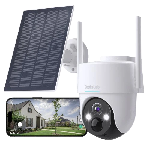 Botslab W313 Outdoor Battery WiFi Camera – 2K PTZ, 360° View, Night Vision, Weatherproof - Image 1