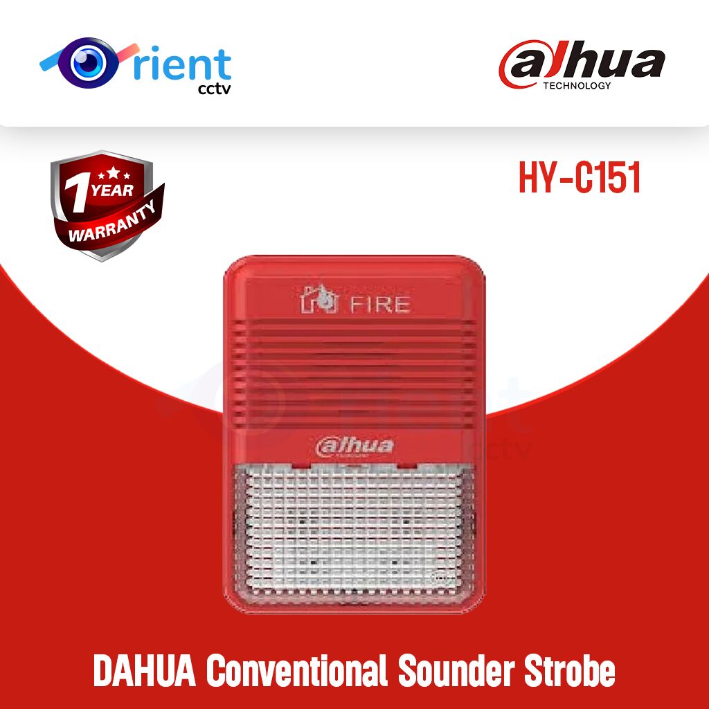 DAHUA HY-C151 Conventional Sounder Strobe DAHUA HY-C151 Conventional Sounder Strobe - Image 1