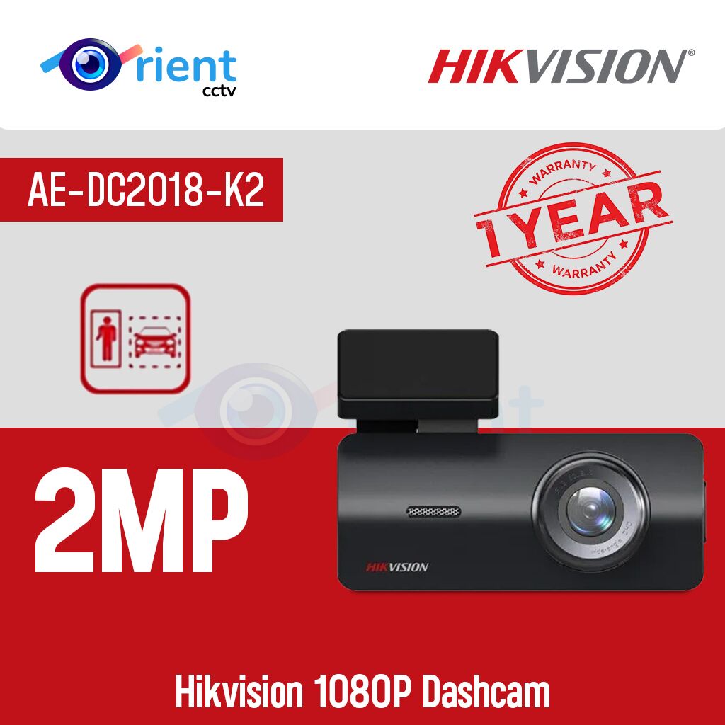 HIKVISION AE-DC2018-K2 2MP 1080P Dashcam HIKVISION AE-DC2018-K2 2MP 1080P Dashcam - Image 1