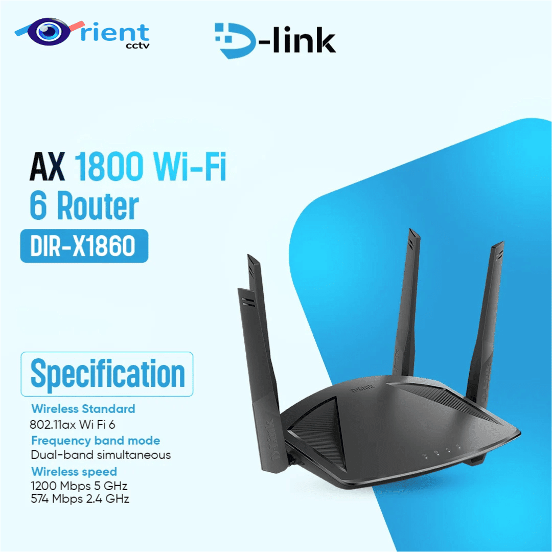 8 DIR-X1860 (AX1800) WiFi-6, newer model, decent mid-range performance - Image 1
