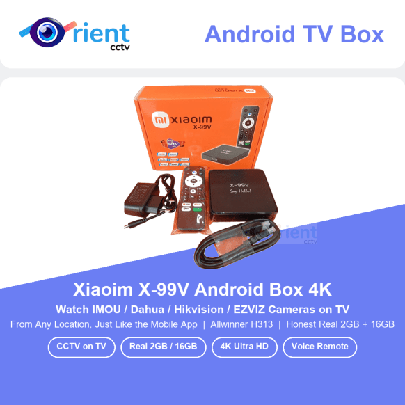 Xiaoim X-99V Android TV Box 4K Allwinner H313 | Honest Real 2GB RAM + 16GB Storage (Software Shows 8GB/128GB) | YouTube, Netflix, Google Play | Google Voice Remote - Image 1
