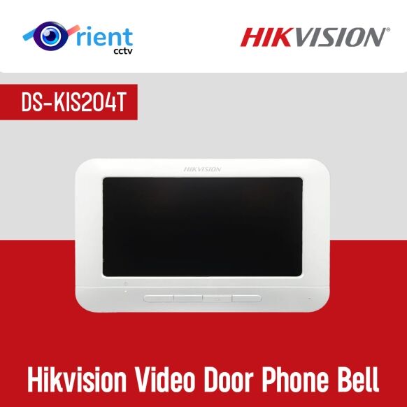 27 HIKVISION Video Door Phone Bell DS-KIS204T Wired With 200 Picture Capture Storage - Image 1