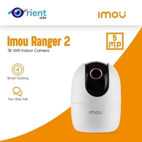 Imou Ranger 2 5MP 3K  Wifi Indoor Camera  Built-in mic  Siren  360 Degree  Human Detection  Camera - Image 1
