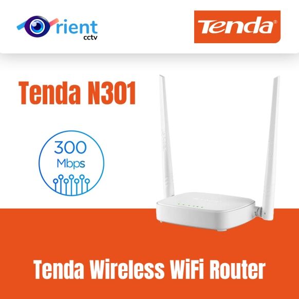 Tenda Wireless WiFi Router (N301) - Image 1