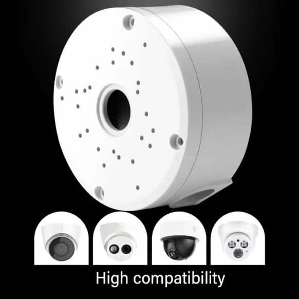 Weatherproof Concealed Wiring Junction Plastic PVC  BOx  Cameras Bracket for Dome Camera Support Accessories 4*4 - Image 1