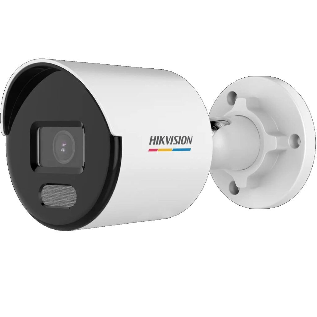 HIKVISION 2MP 1080p Day/Night Color Vu Outdoor Wired Network Camera for NVR, [DS-2CD1027G0-L], IP-67 Rating USEWELL RJ45, White - Image 1