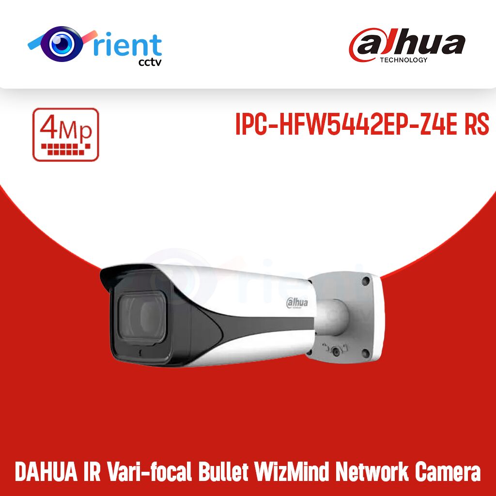 Dahua IPC-HFW5442EP-Z4E RS 4MP IR Vari-focal Bullet WizMind Network Camera Dahua IPC-HFW5442EP-Z4E RS 4MP IR Vari-focal Bullet WizMind Network Camera - Image 1