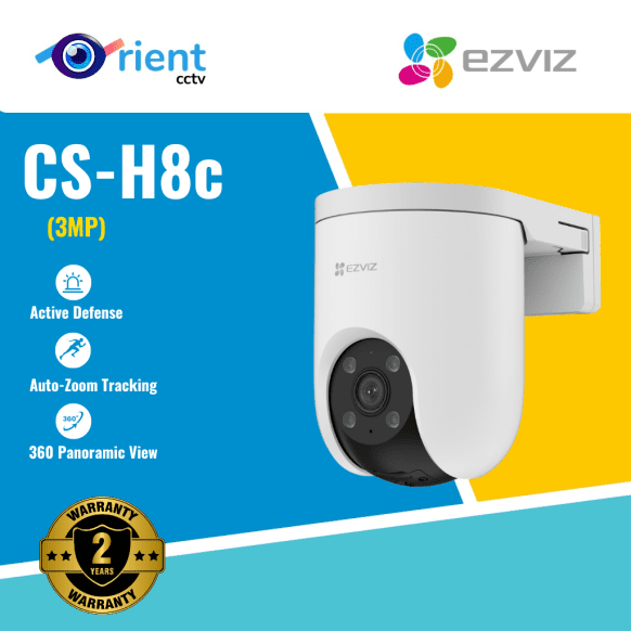1 EZVIZ H8C Pro 2K 3MP CCTV Outdoor WIFI Camera Color Night Vision & Weatherproof - Image 1