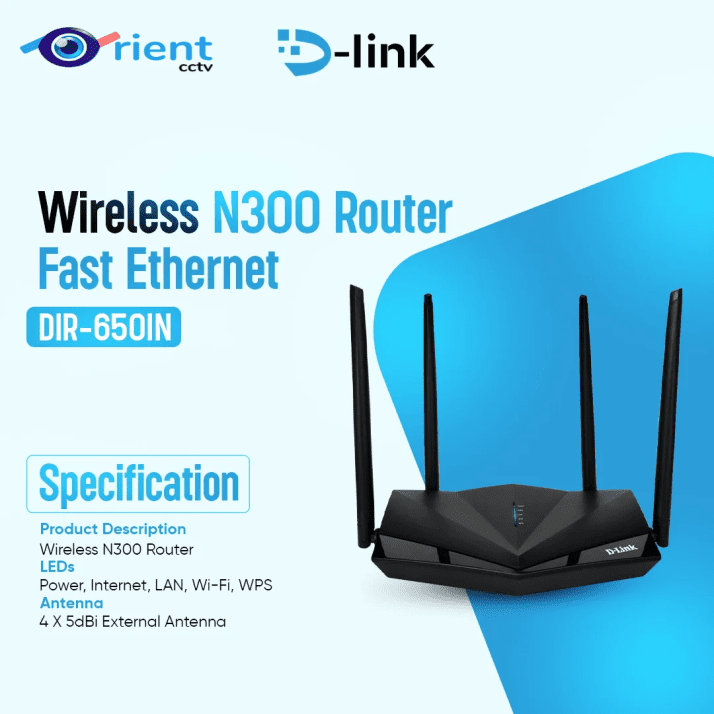 Untitled design (17) DLRT-DIR-650IN (D-Link Wireless 300Mbps Wireless Router 4 x 10/100M LAN port ) - Image 1