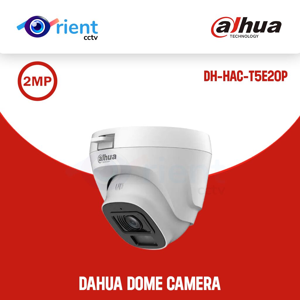 DAHUA DH-HAC-T5E20P 2MP DOME CAMERA DAHUA DH-HAC-T5E20P 2MP DOME CAMERA - Image 1