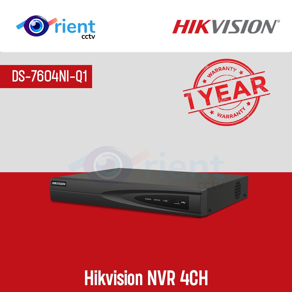 HIKVISION 7604ni Q1 NVR 4CH HIKVISION 7604ni Q1 NVR 4CH