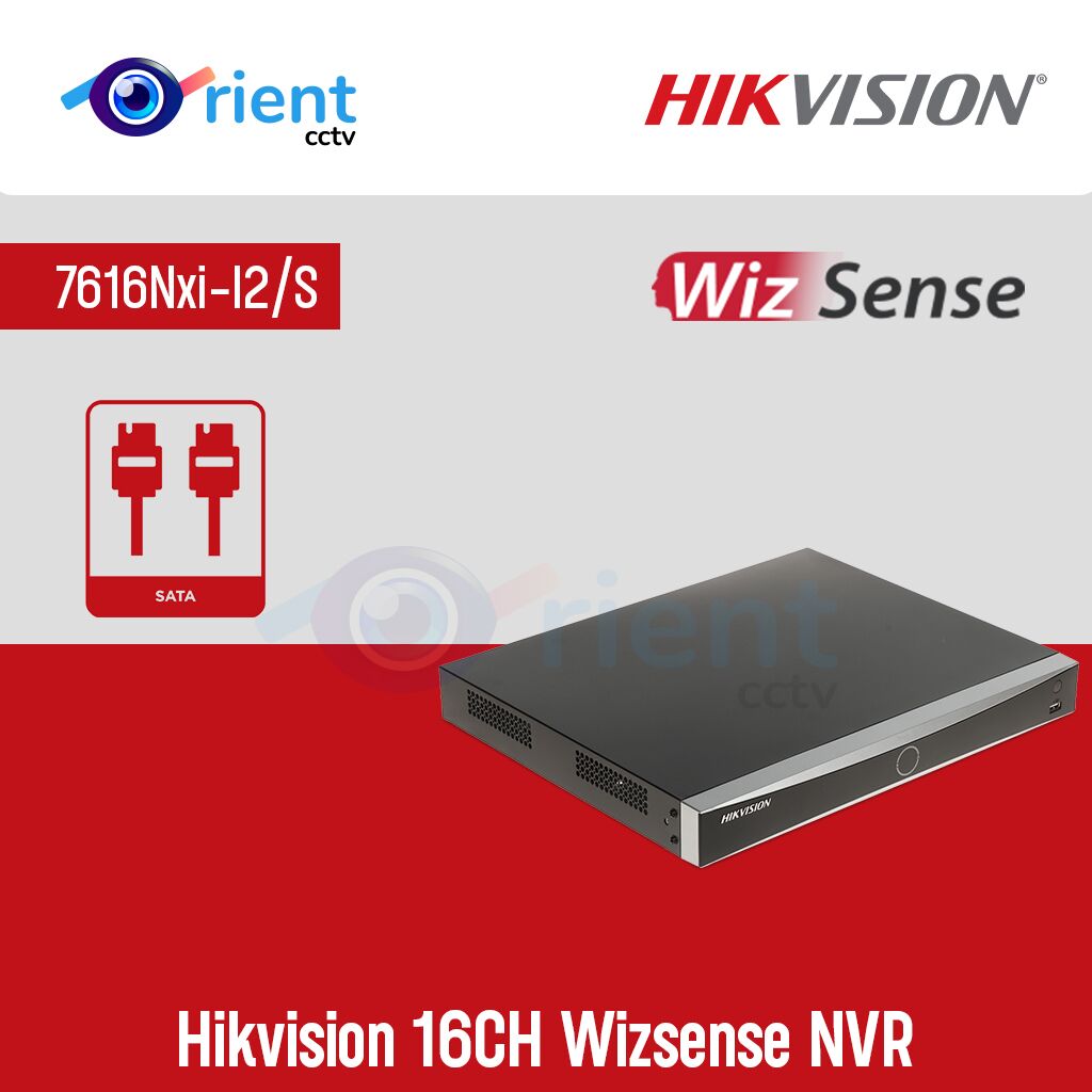 Hikvision 7616Nxi-I2 S 16CH Wizsense NVR Hikvision 7616Nxi-I2 S 16CH Wizsense NVR