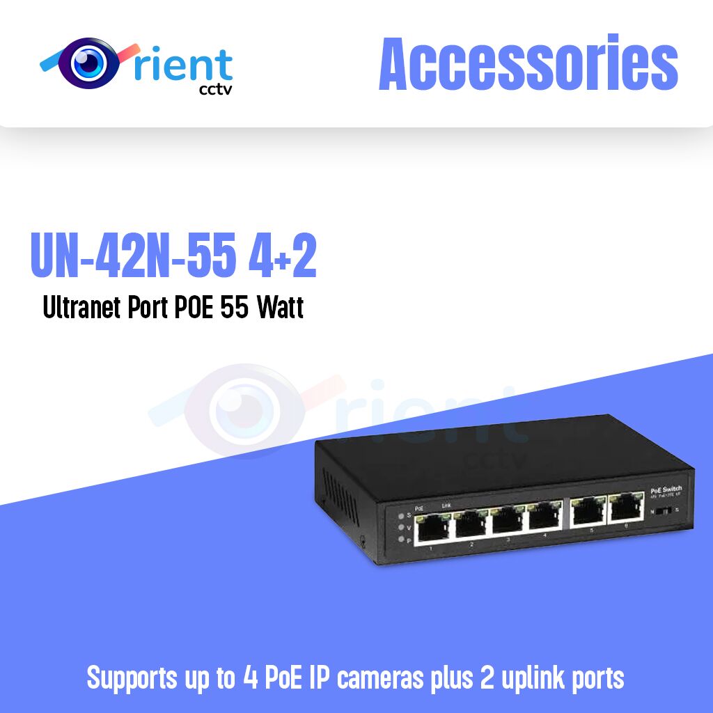 Ultranet UN-42N-55 4+2 Port POE 55 Watt Ultranet UN-42N-55 4+2 Port POE 55 Watt