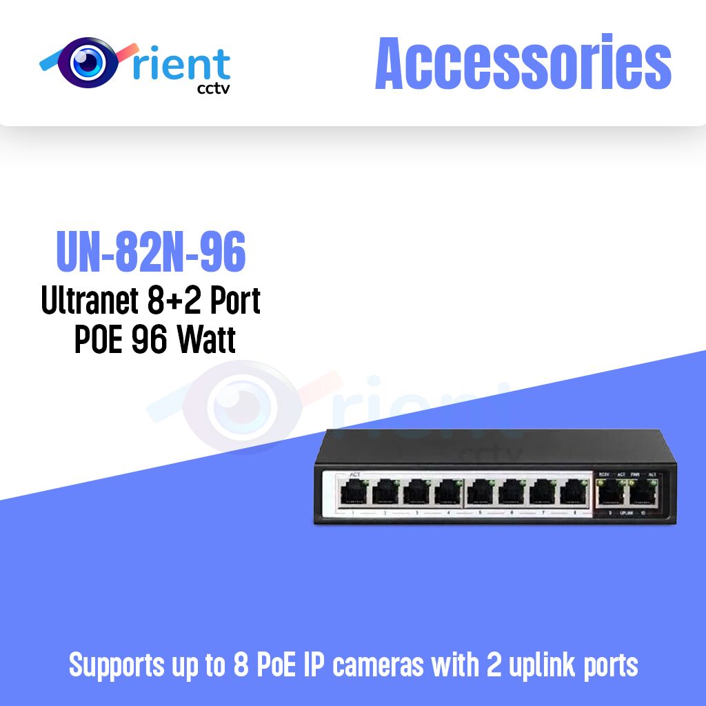 Ultranet UN-82N-96 8+2 Port POE 96 Watt Ultranet UN-82N-96 8+2 Port POE 96 Watt