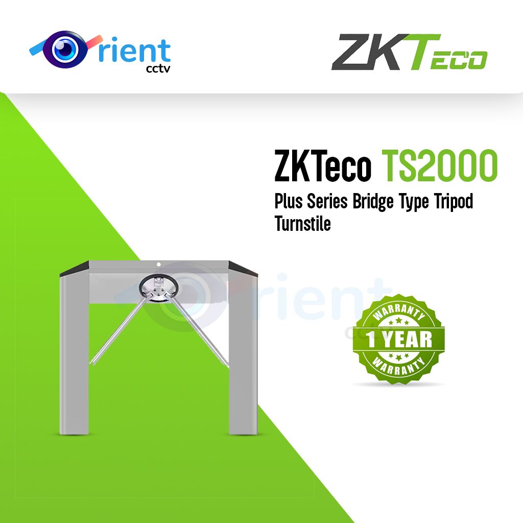 ZKTeco TS2000 Plus Series Bridge Type Tripod Turnstile ZKTeco TS2000 Plus Series Bridge Type Tripod Turnstile - Image 1