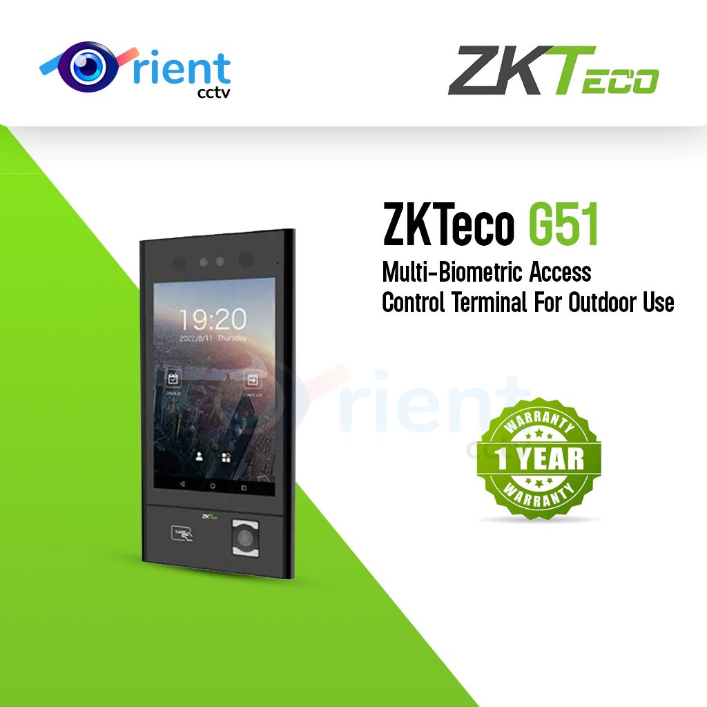 Zkteco G5 i Multi-Biometric Access Control Terminal For Outdoor Use Zkteco G5 i Multi-Biometric Access Control Terminal For Outdoor Use