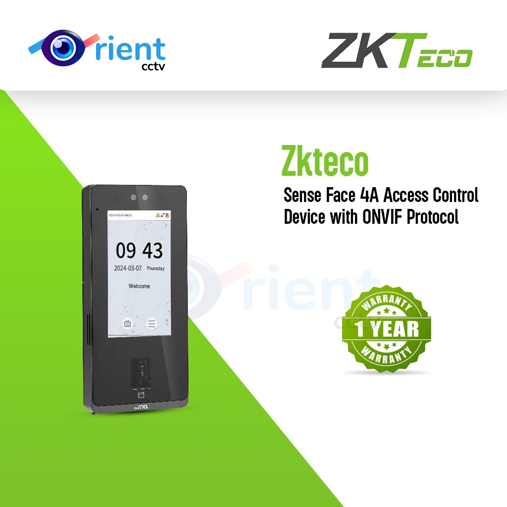 Zkteco Sense Face 4A Access Control Device with ONVIF Protocol Zkteco Sense Face 4A Access Control Device with ONVIF Protocol
