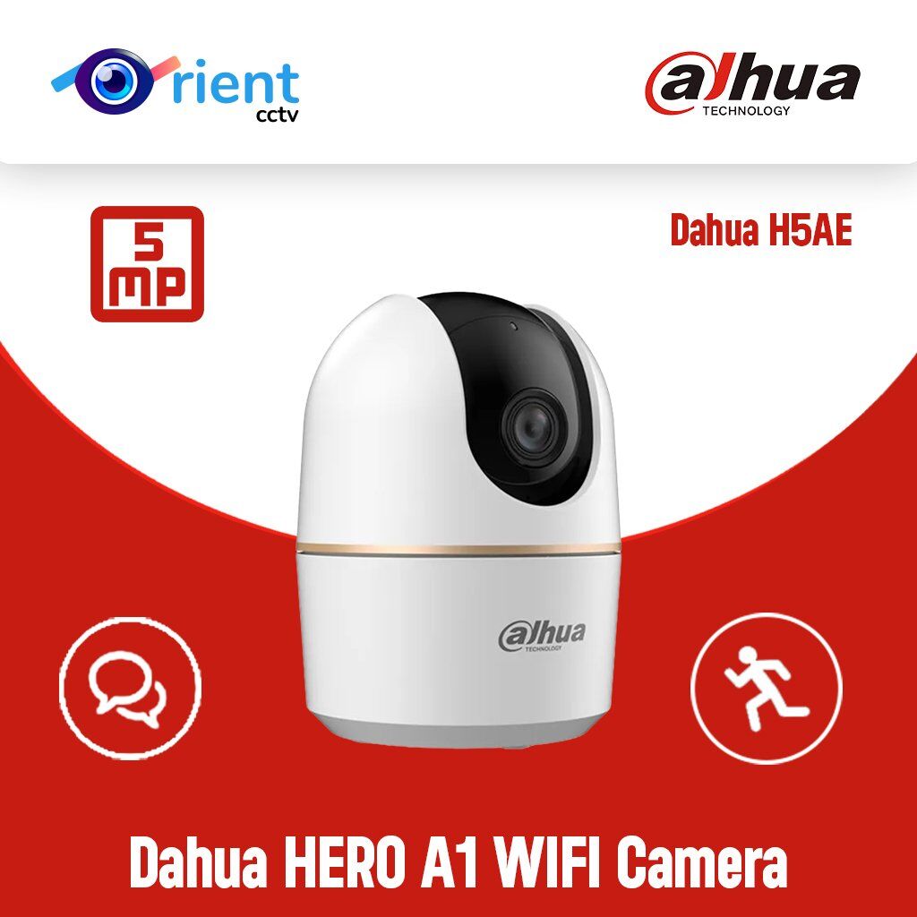 25 Dahua HERO A1 WIFI Camera H5AE 5MP Indoor IP Wifi Camera Built-in Mic & SPK Pan & Tilt Human Detection Network Wireless Camera - Image 1