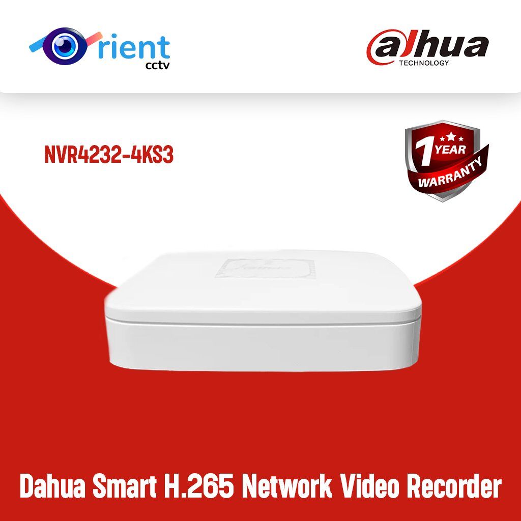 38 Dahua Original 4K NVR 4/8/16CH Smart H.265 Network Video Recorder P2P NVR4104-4KS3 NVR4108-4KS3 NVR4116-4KS3 - Image 1