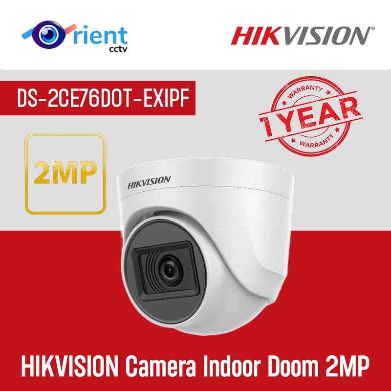9 HIKVISION Camera DS-2CE76D0T-EXIPF Indoor Doom 2MP - Image 1