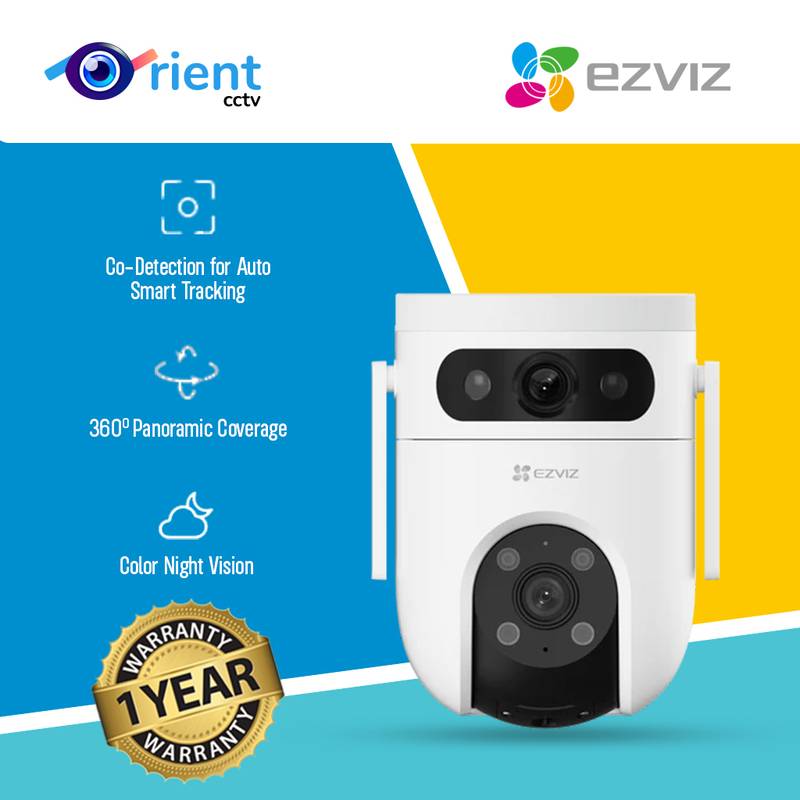 1 Best EZVIZ H9C 3K Dual Lens 5MP+5MP Pan & Tilt Auto Tracking Wi-Fi Outdoor Color Camera - Image 1