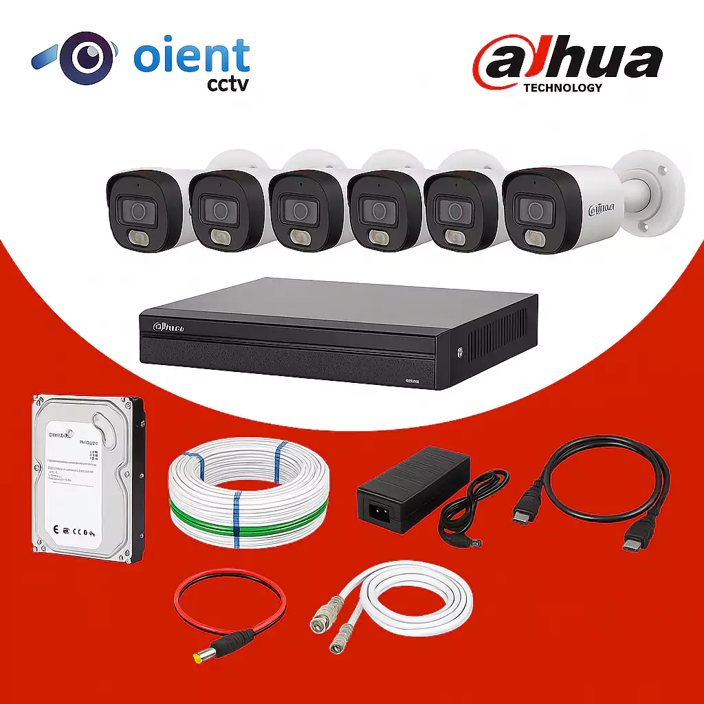 Main Image compressed Dahua B08-i/T 8CH Two-Way Talk XVR CCTV Package – 6 Two-Talk Cameras, Cabling & Power – Pakistan - Image 1